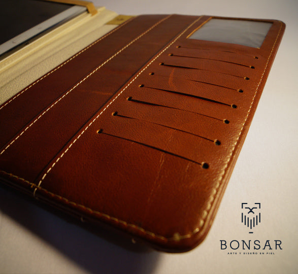 Carpeta de piel ejecutiva esquela