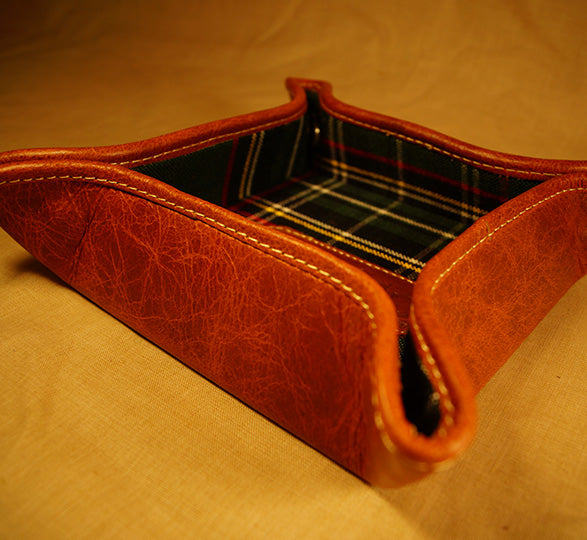 Vacía bolsillos de piel