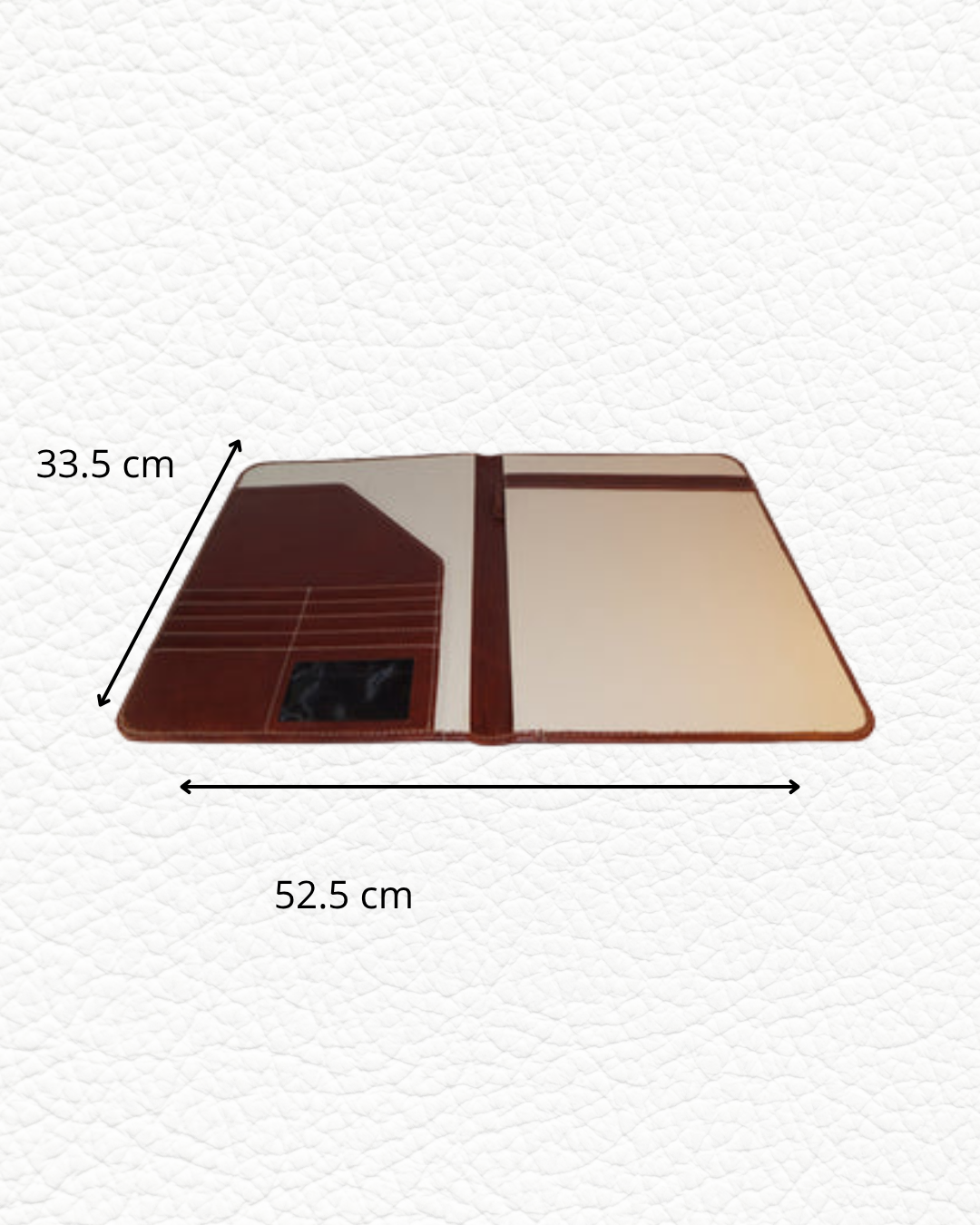 Carpeta de piel ejecutiva vintage