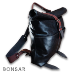 Mochila de piel viajera