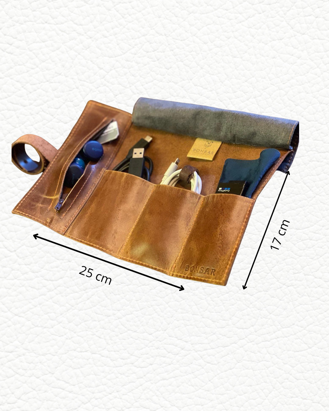 Porta Cables de piel