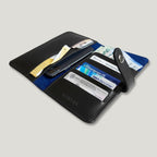 Porta pasaporte de piel rustico