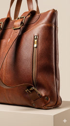 Mochila de piel viajera