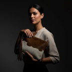 Bolso Clutch Textura Animal