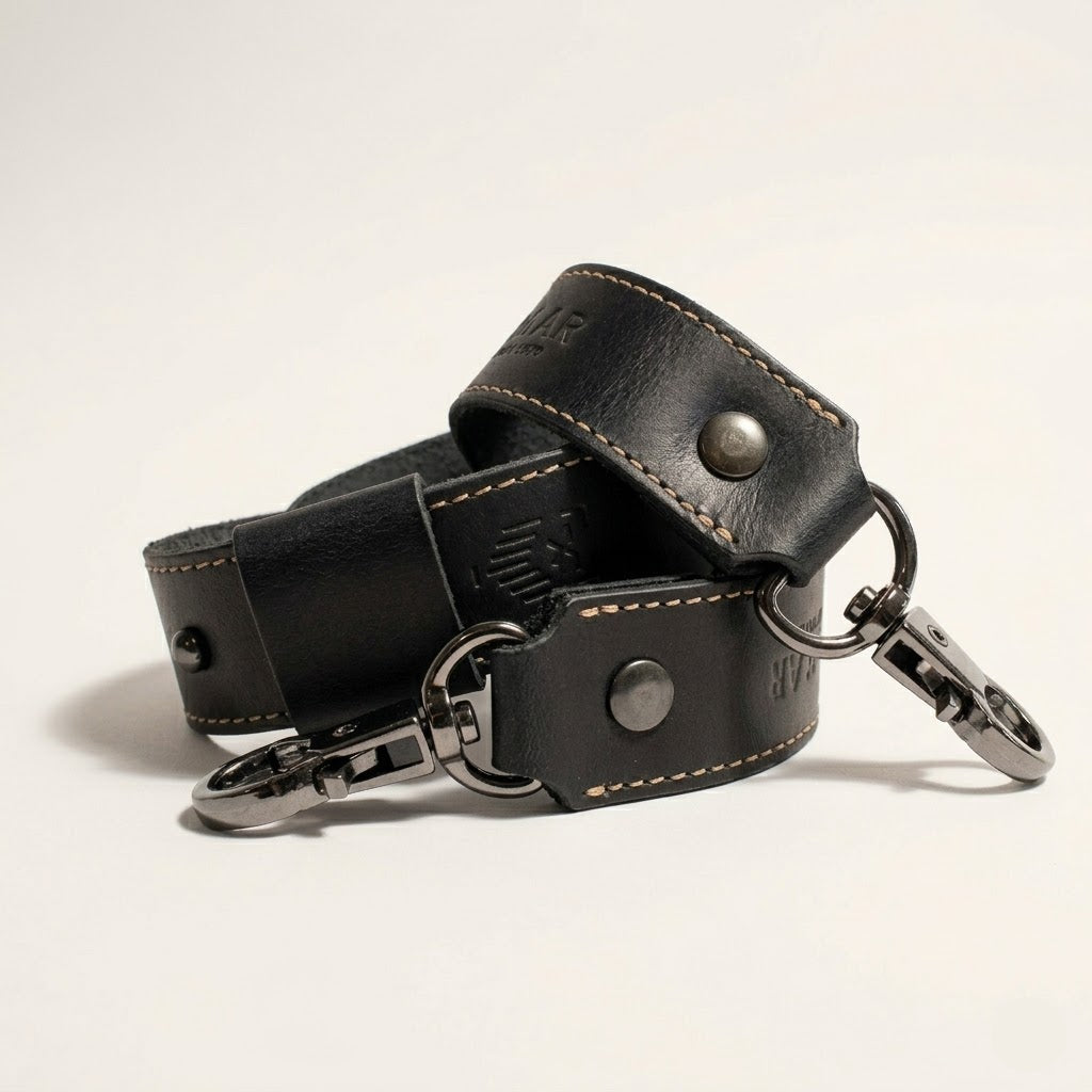 Correa larga de piel