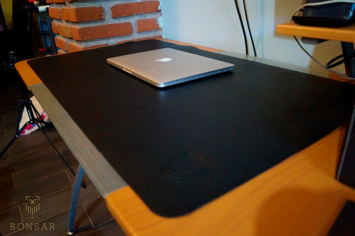 Tapete de piel para escritorio