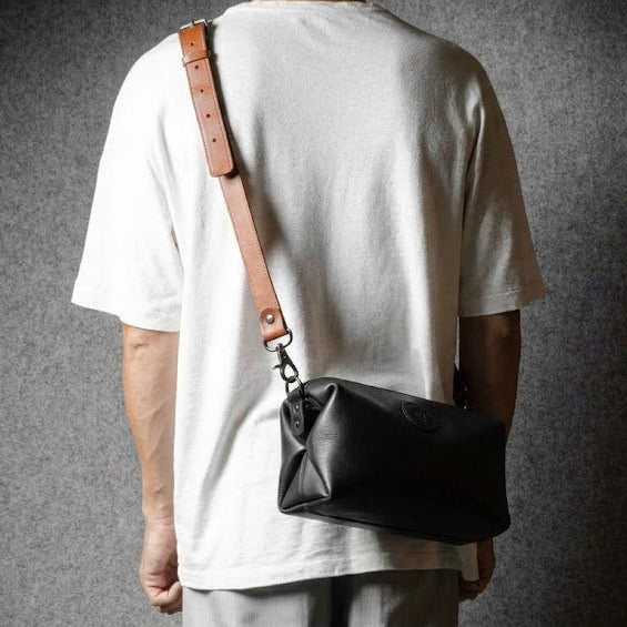 Correa larga de piel