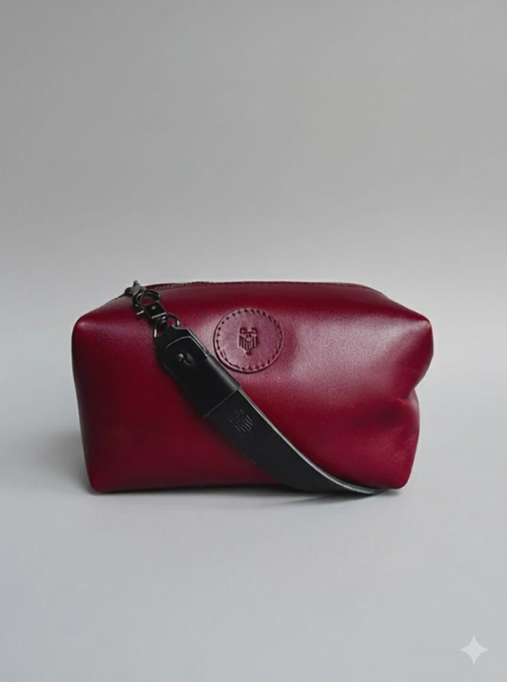 Neceser de piel italia