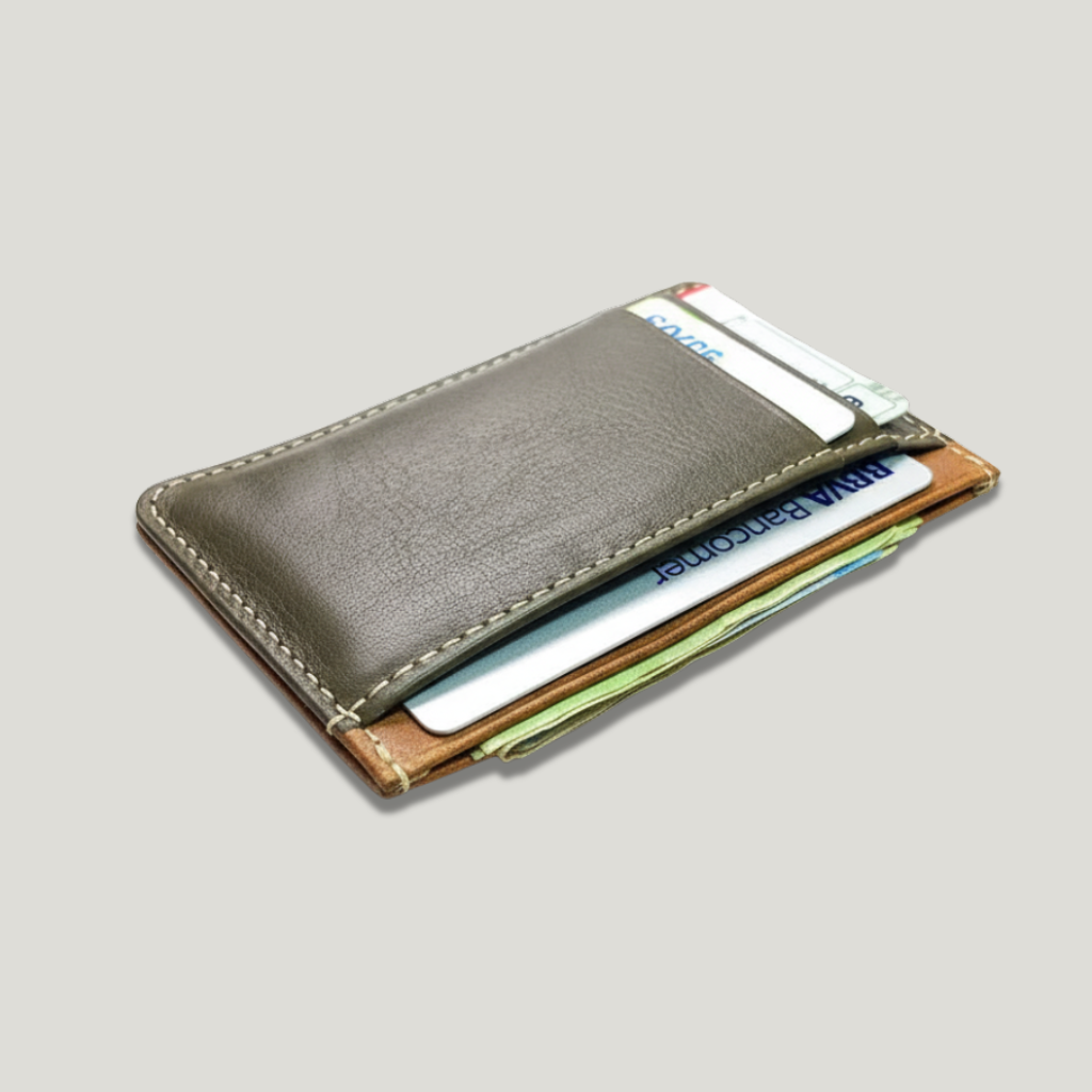 Tarjetero de piel Dublin